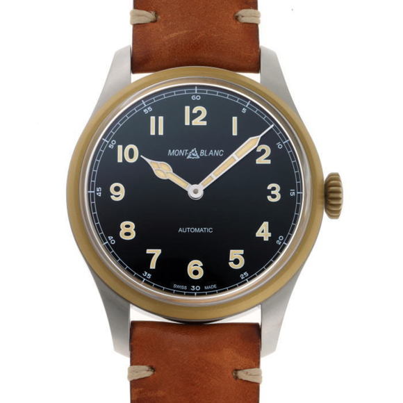 MONTBLANC Montblanc 1858 Automatic 44mm 116241 Black Dial Stainless Steel Wri...
